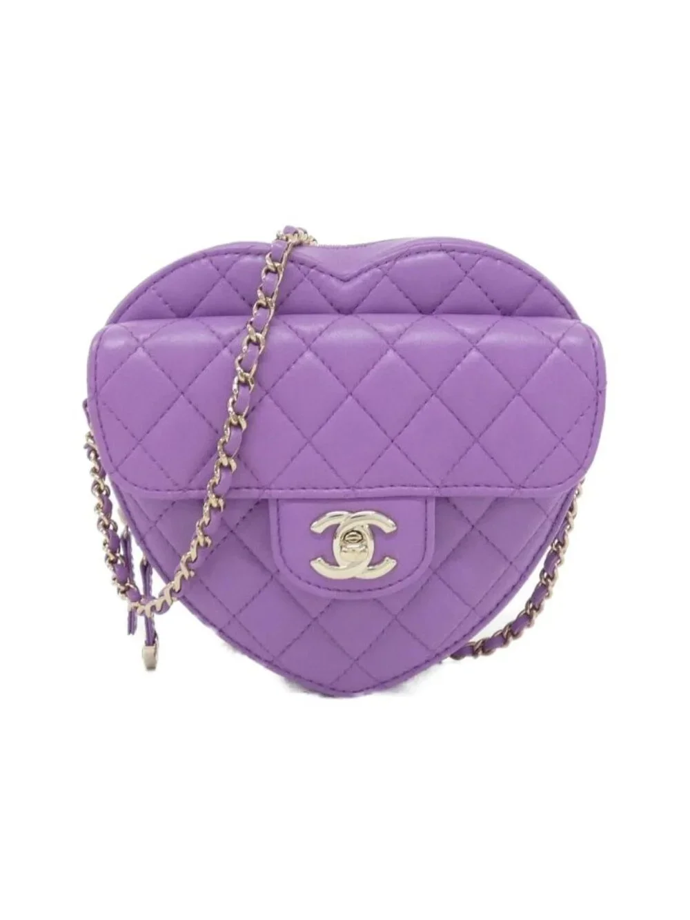 Chanel Shoulder Bag Purple